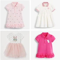 new 2021 brand 100 cotton baby girls dress striped toddler kids clothing children clothes little casual dress summer baby girls
