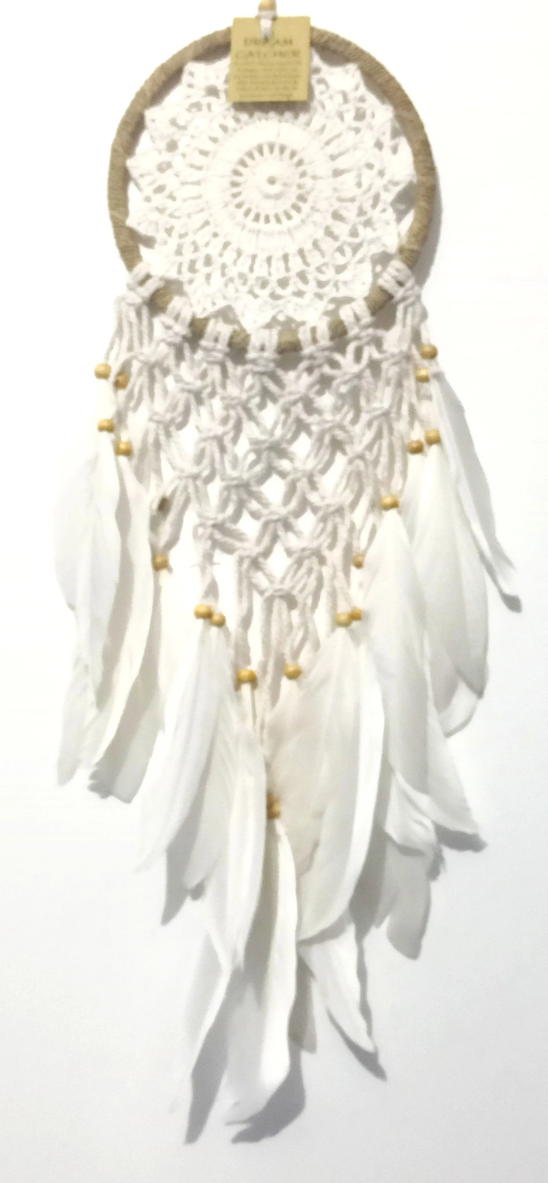 

Cream Color, Handmade, Bird Feather, Wall Decoration