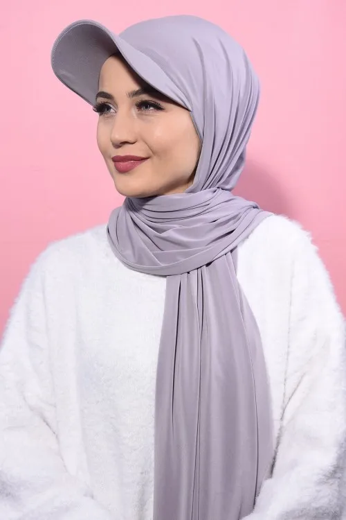 Boneli Hat Shawl Muslim Hijab Shawl Scarf Women Spring Summer Color Female Hijab Scarf Ladies Foulard Femme Muslim Veil