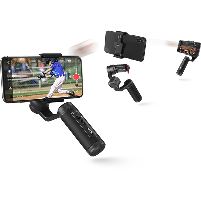 

Zhiyun Smooth 4 SMOOTH Q2 3-Axis Handheld Gimbal Stabilizer for Smartphone Action Camera Phone for iPhone X XR 8 Huawei P30