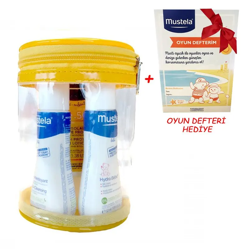 Mustela солнцезащитный лосьон SPF50 100 мл (Hydra Bebe + Dermo Очищение 50 подарок) | Красота и