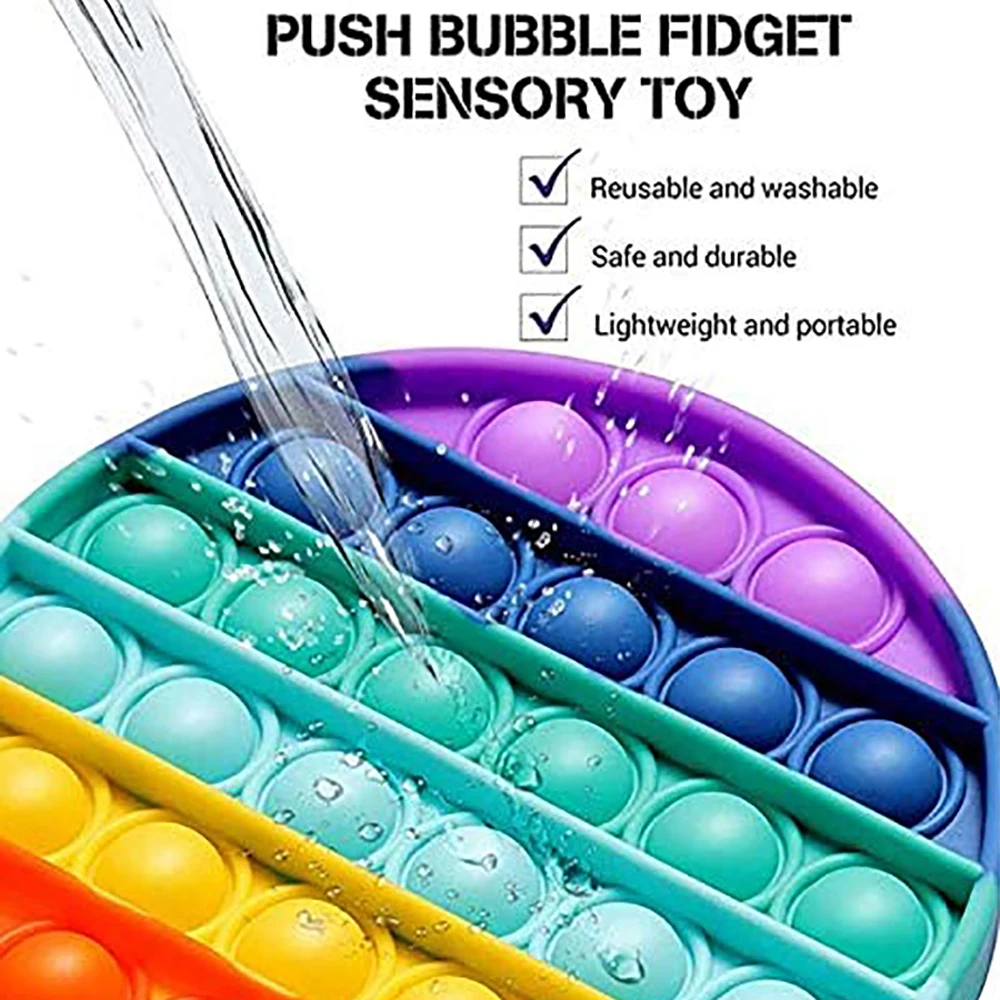 Push Bubble Игрушка Антистресс Робот Человечек Pop it Радужная Вечная Пупырка Поп ит Funny
