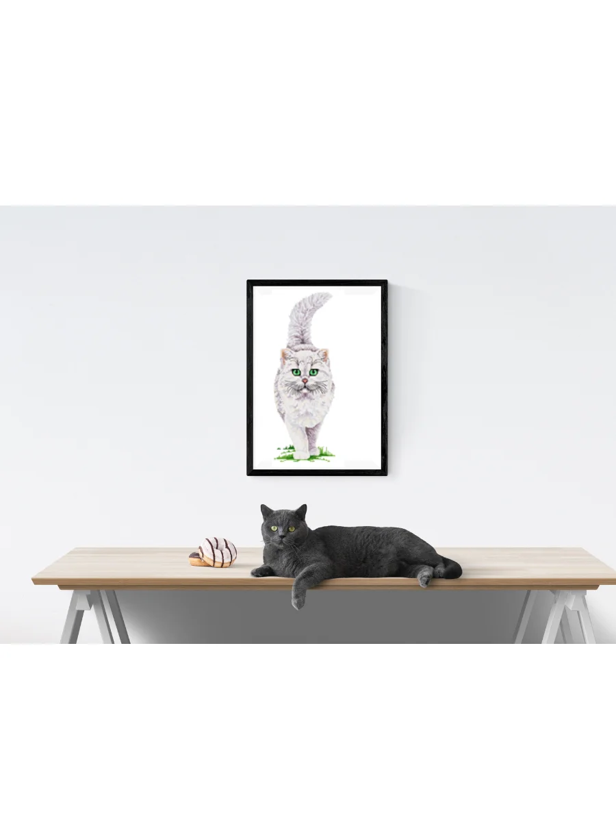 Вышивка крестиком набор Diy нитки мулине иголка схема на канве Животные кот собака