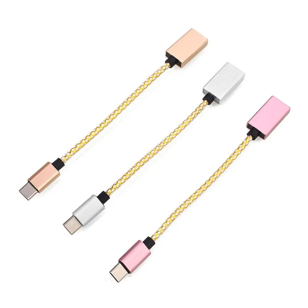 USB 3 1 Type-C к OTG кабель Цвета Универсальный 15 см адаптер для Мобильный телефон линия