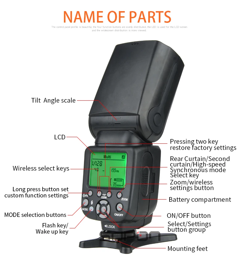 TRIOPO TR-988 профессиональная скорость lite ttl вспышка с высокой скоростью синхронизации для Canon 5D 1200D Nikon d5300 d200 d3400 d3100 DSLR камер
