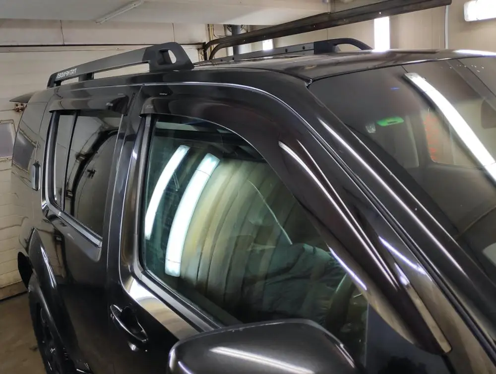 Ветровики для ниссан нисан патфайндер патфандер 2004 2014 R51 дефлекторы окон