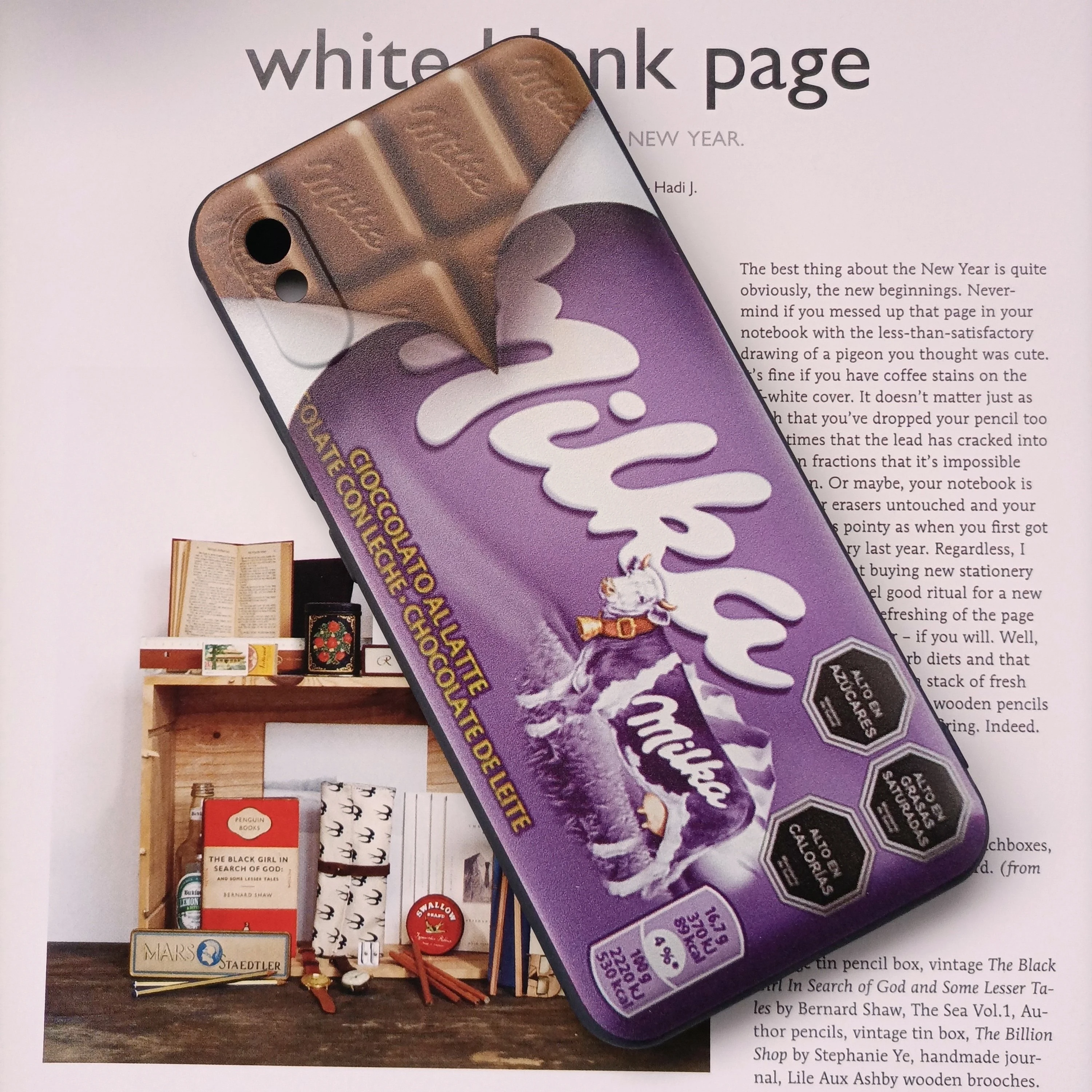 new product chocolate milka box black silicone mobile phone cover for xiaomi mi 6 a2 8 10 lite 9 se 9t pro a1 note 10 lite case free global shipping