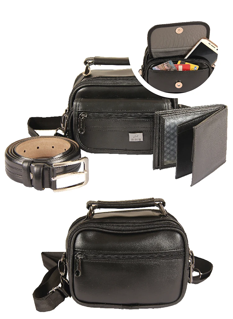 New Men Shoulder Bag Multi-function shoulder strap large-capacity hand Bag multi-lake section Crossbody bag