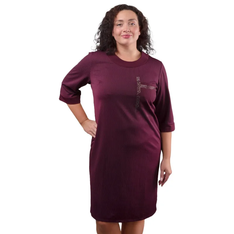 Купить Трикотажные Платья 60 Размера