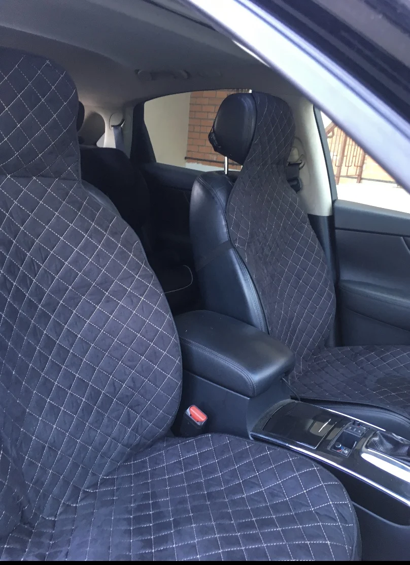 Накидка на сидения авто из алькантары передние (2шт) | Автомобили и мотоциклы