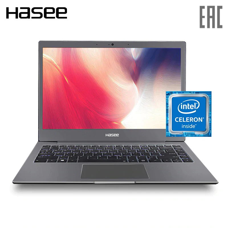 Ультратонкий ноутбук Hasee X3 13.3&quot IPS FHD / Intel dual core 3865U 8GB 256GB SSD/ NoODD DOS 14.8 mm 1.2kg 72%