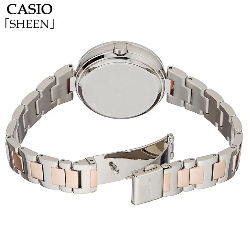 Женские часы Casio оригинальные стальные модные роскошные 50 м водонепроницаемые