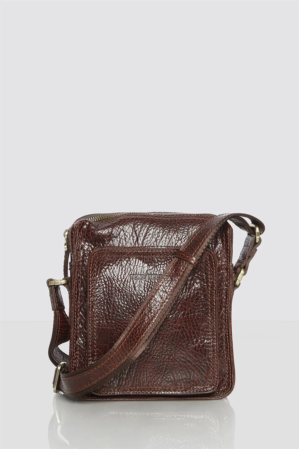 

İLVİ Horn Men's Shoulder Bag Brown Floater