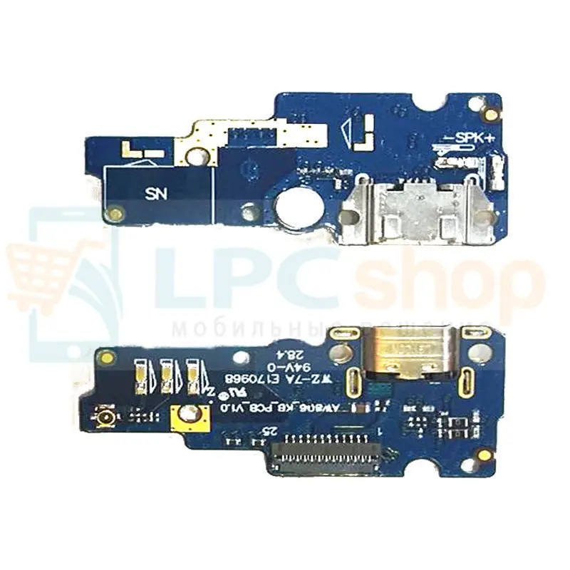 Шлейф разъема зарядки Asus ZenFone Go (ZC500TG) (плата) и микрофона | Шлейфы