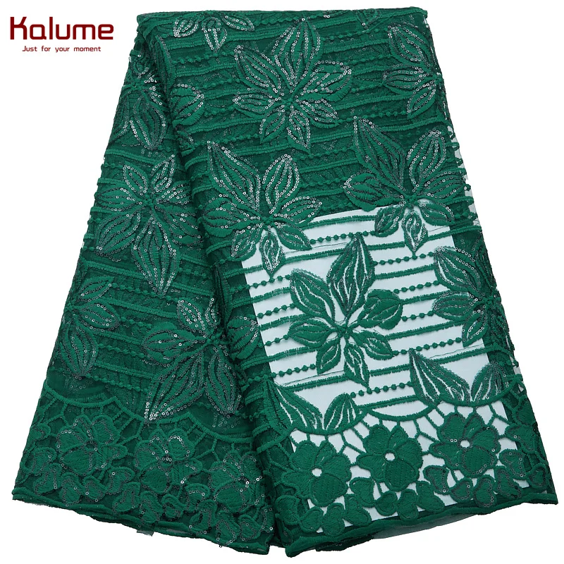 Тюль Kalume небесно-голубого цвета ткань белый французский нигерийский тюль