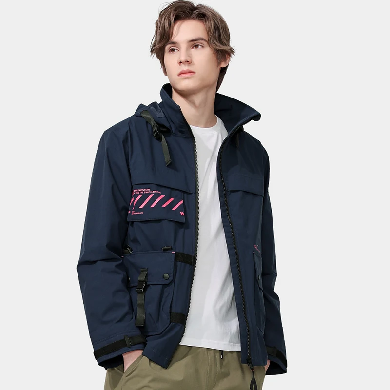 CAMEL Single-layer thin Jacket Men Spring Autumn 2021 New Outdoor Windproof and Waterproof Tide Brand Functional Tooling | Спорт и