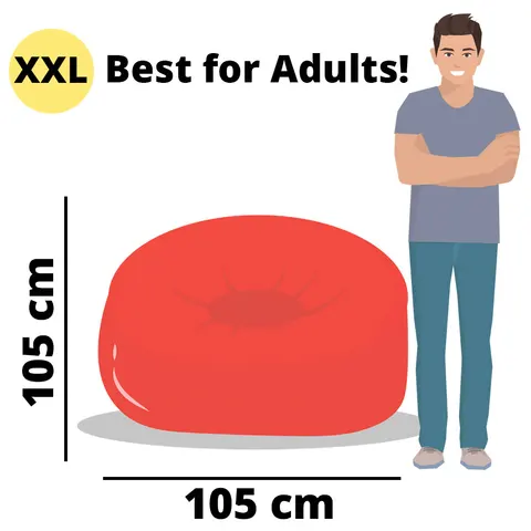 Кресло-мешок «Мяч», Пуффбери, Оксфорд с наполнителем - пуфик пуф пуфф мягкий для дома дачи сидения отдыха - изображение