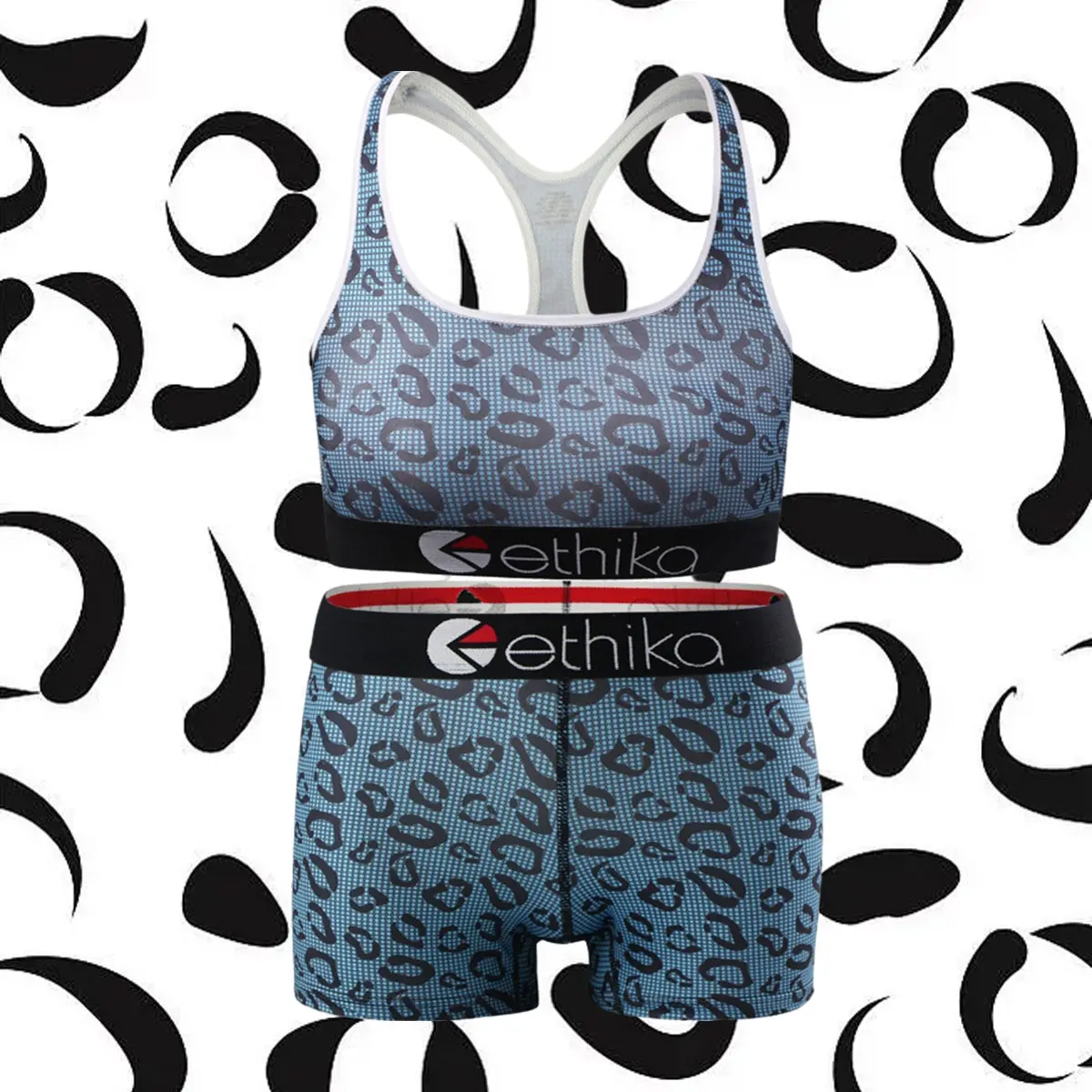 

2021 New Ethika Oversized Bra Various Patterns Ethika Women Underwear Set