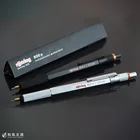 Механический карандаш и сенсорный Стилус Rotring 800 + Plus, стильный, элегантный, для рисования, дизайна, 0,5 мм, 0,7 мм, серебристый, черный