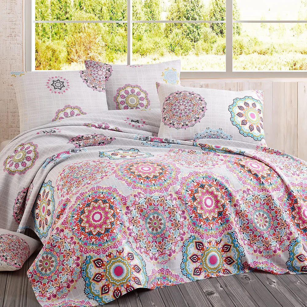 Роскошное постельное белье Lady Moda Anatolia хлопковый комплект покрывала Ranforce