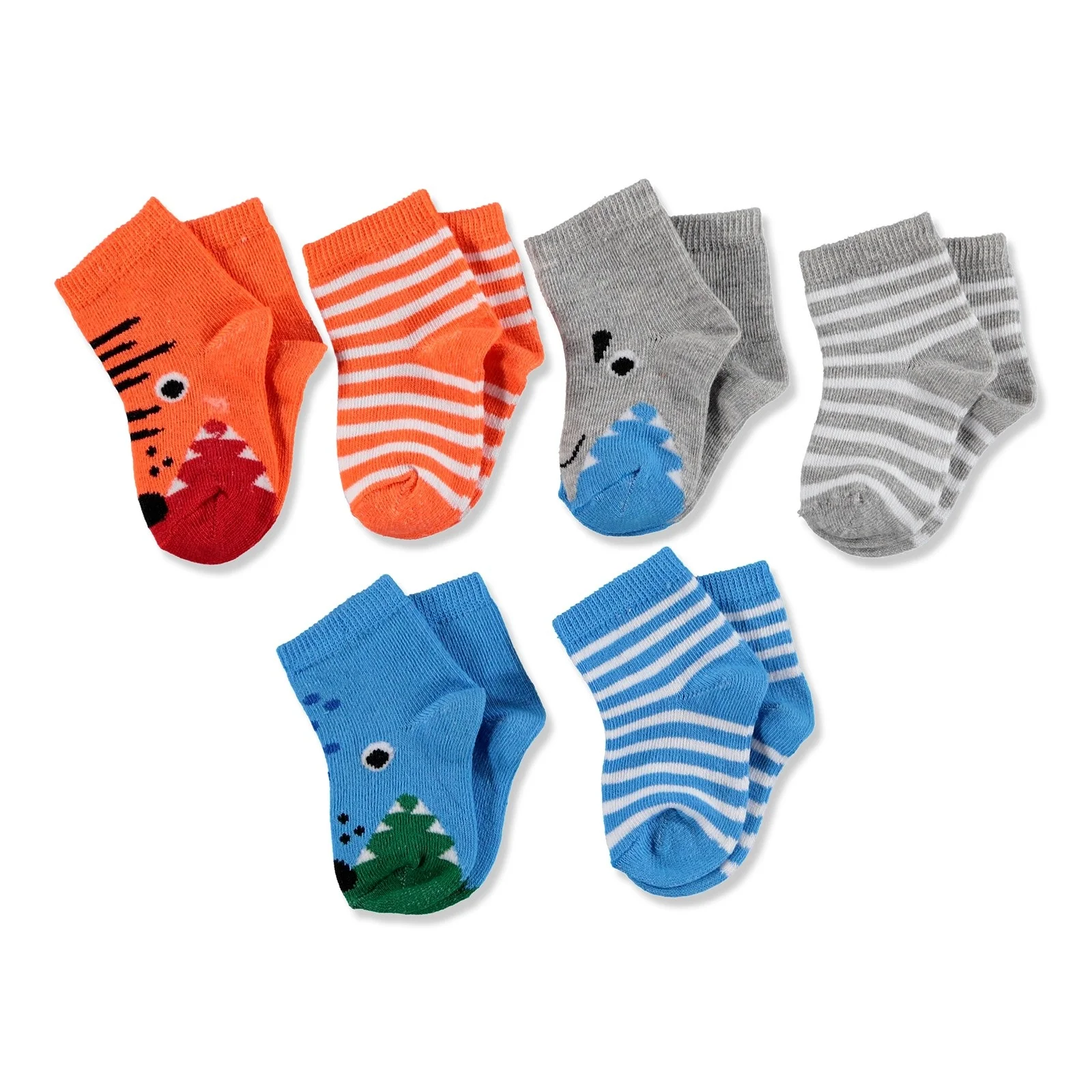 Детские носки ebebek HelloBaby Monster 6 шт. |