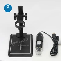 Professional Repair USB Digital Microscope 1600X LEDs 2MP Electronic Microscope Endoscope Zoom Camera Magnifier  Lift Stand