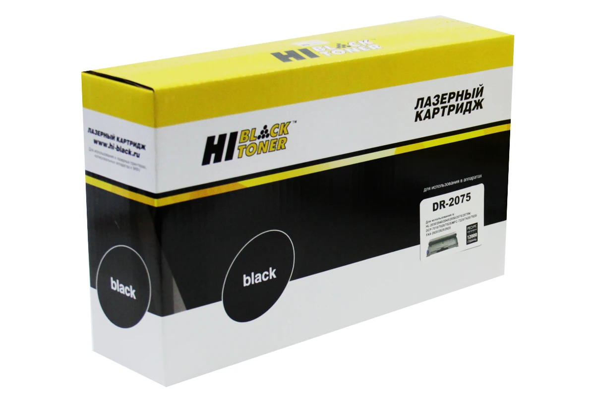 Drum юнит hi-Black (hb-dr-2075) for brother hl-2030/2040/2070/dcp-7010/7420/7820 12k |