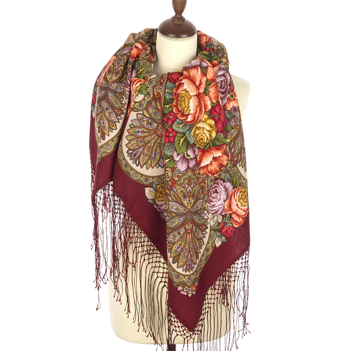 платок жемчужный берег 853-57. над серебряной водой платок павловопосадский 734-5. павловопосадская шаль винтаж. шаль рябинушка павловопосадская. старинные шали.