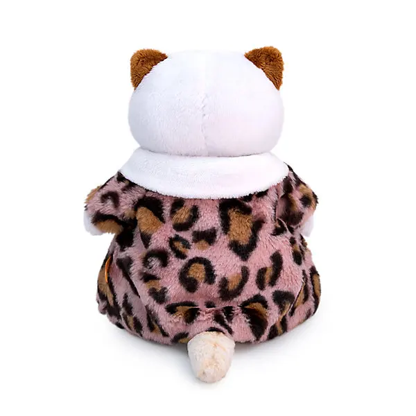 Clothes for soft toys Budi Basa fur coat with leopard print 27 cm | Игрушки и хобби