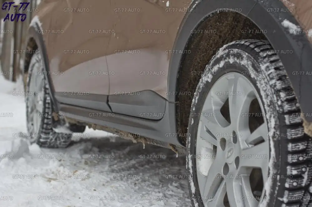 Накладки на двери для Lada X-Ray / Лада Иксрей 2015- дверные молдинги АБС пластик 4 детали