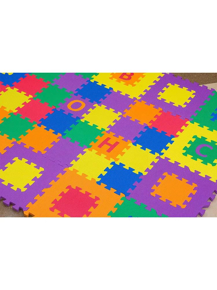 Game Mat-puzzle without depiction-nt10 Funkids &quotsimple-6-10" thickness 10mm (24 pieces) Toys Mat Lego Children's mat Educational toys