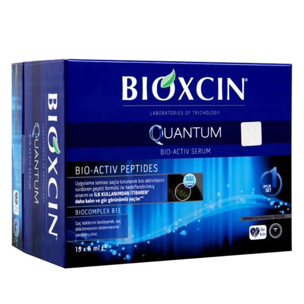 

Bioxcin Quantum Serum Anti Hair Loss 15x6ml Treatment Concentrated Ampules