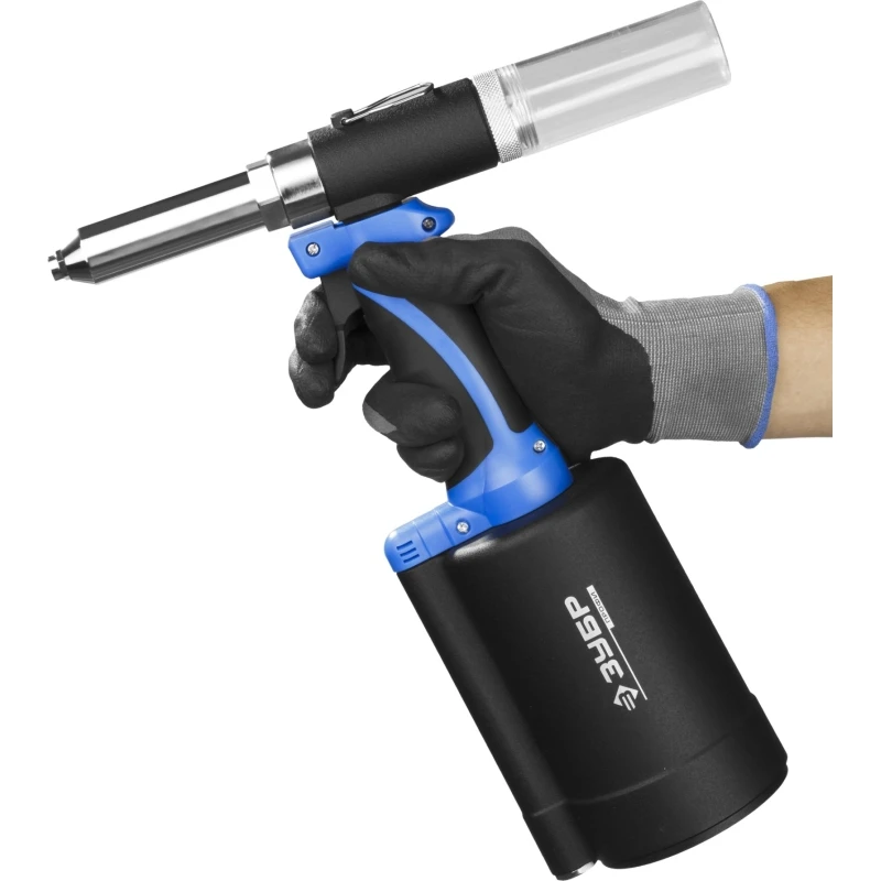 Заклепочник ЗУБР пневматический корпус из композит материал для заклепок нерж