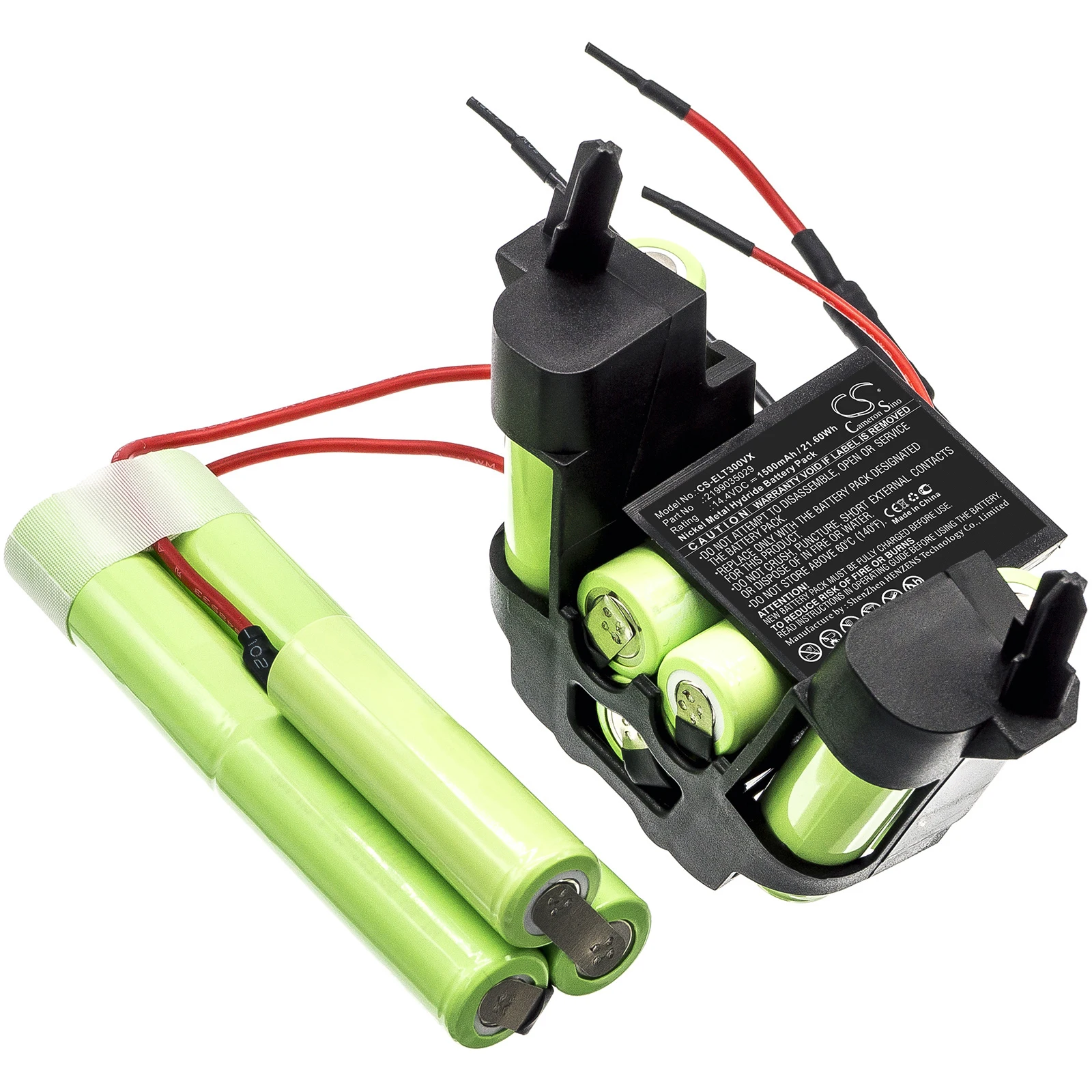 Аккумуляторная батарея (аккумулятор) CS-ELT300VX для пылесоса Electrolux ErgoRapido 14.4V 1500mAh Ni-MH |