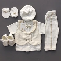 baby boy suit for mevl%c3%bct baptism birthday special costume cotton fabric prince gown