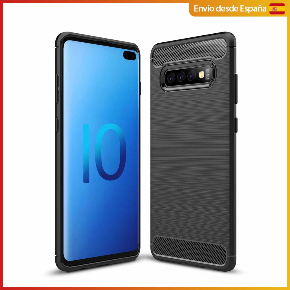 Bellhium Carbon TPU чехол для Samsung Galaxy S9 Plus S8 гибкий прочный противоскользящий|Бамперы| |
