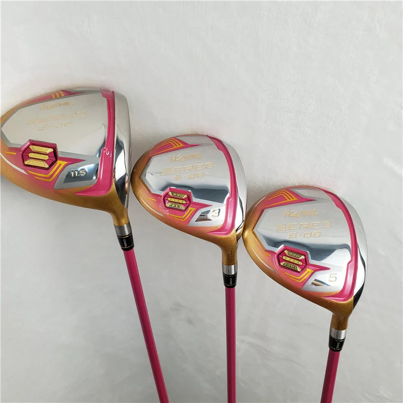 

Женский s Honma S06 Гольф водитель Дамский гольф-клуб водитель Fairway дерево женская модель с графитным валом головка