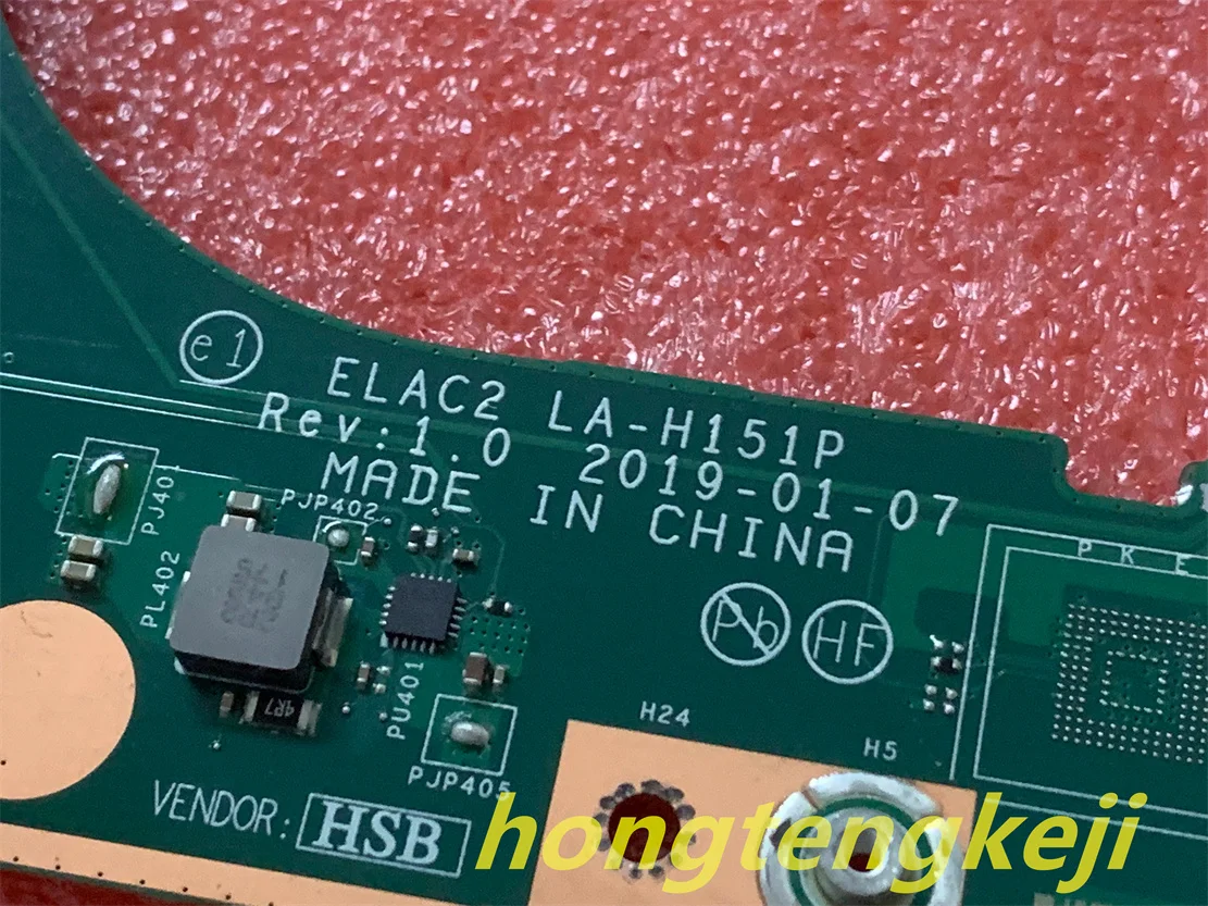 5B20S72147 ELAC2 LA-H151P для Lenovo 14WLAPTOP материнская плата с процессором 100% Протестировано ОК
