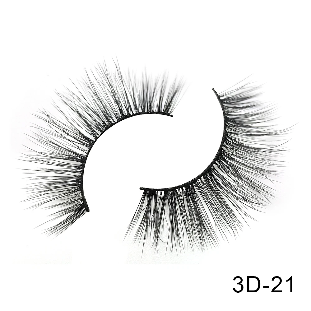 3D-21 6 пар Friholl. m Искусственные норковые ресницы натуральные длинные ресницы ручной работы макияж 25 мм Искусственные норковые ресницы 3D синтетические шелковые накладные ресницы - Цвет: 3D-21