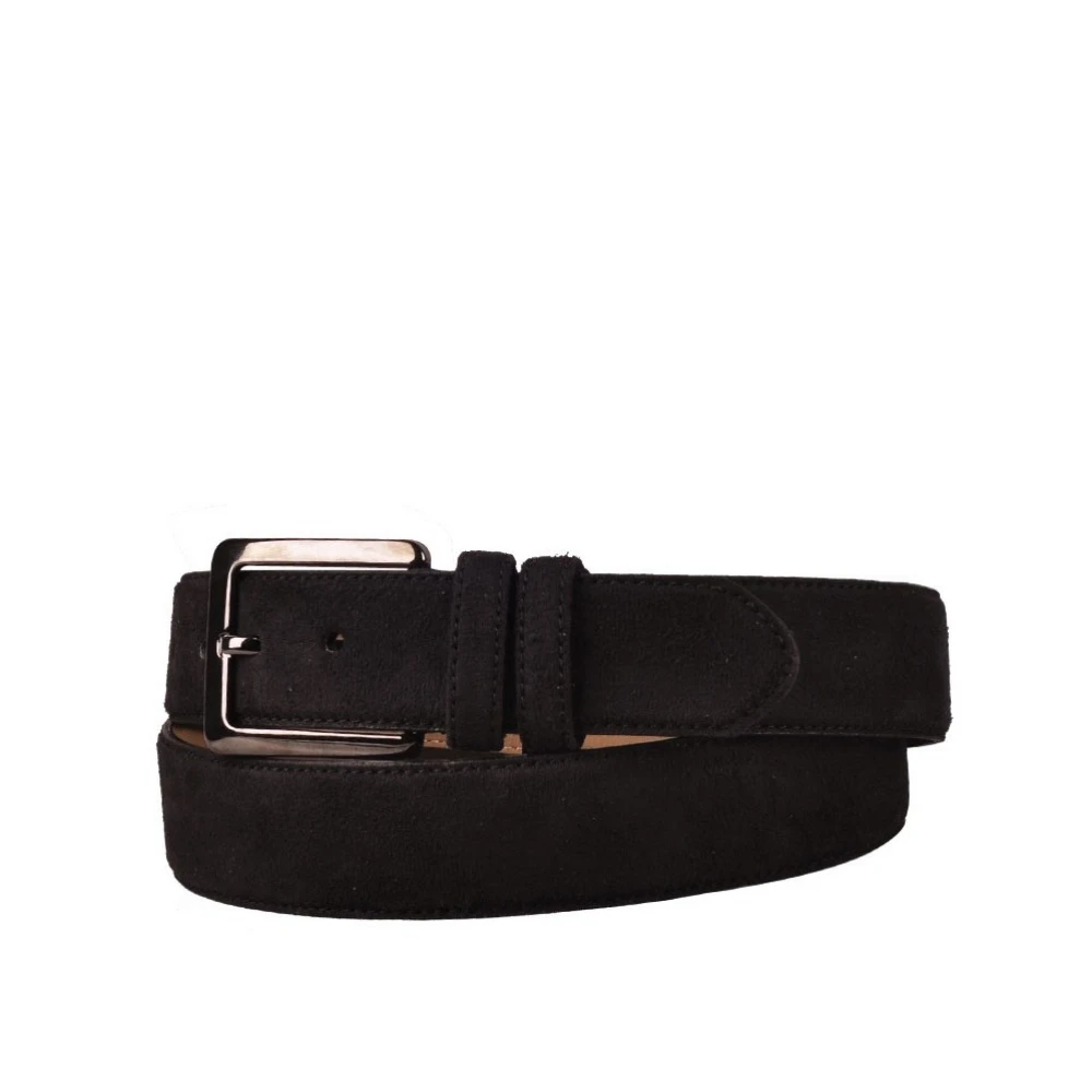 Trg Polo Suede Leather-Classic Men's Belt, Four Different Color Options, 4 Cm Width, 105-130 Cm Length, Special Logo Design