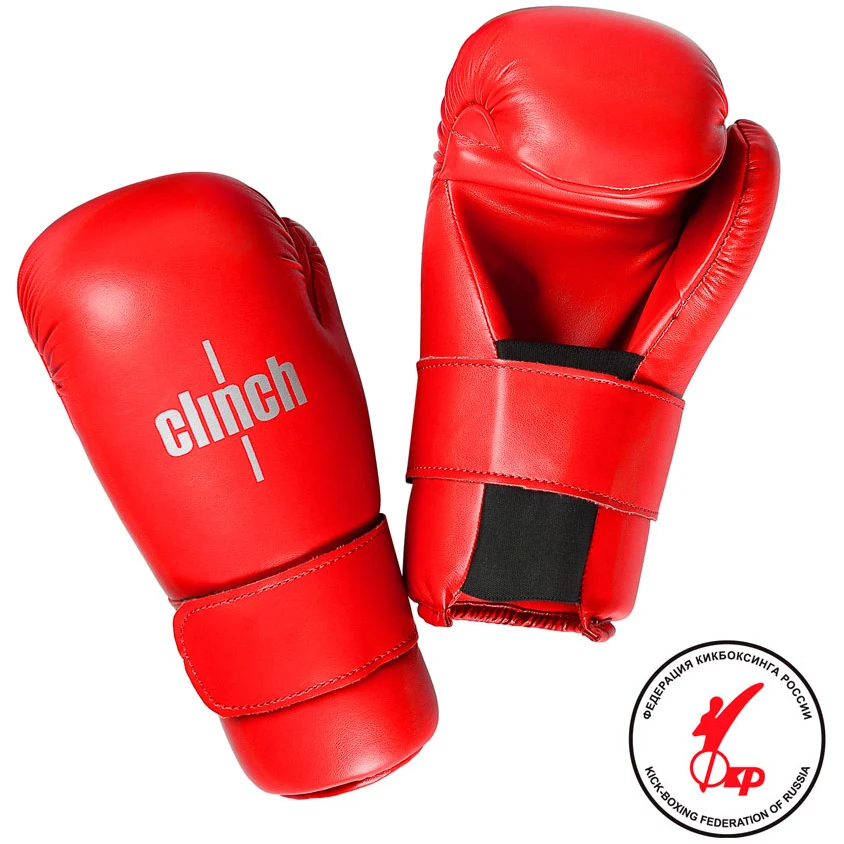Перчатки с открытой ладонью CLINCH для кикбоксинга и тхэквондо |