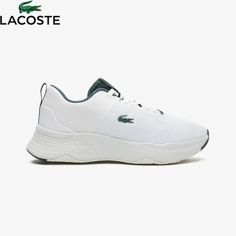 Мужские спортивные туфли Lacoste Court Drive 0721 1 Sma оригинальные бело темно зеленые новый