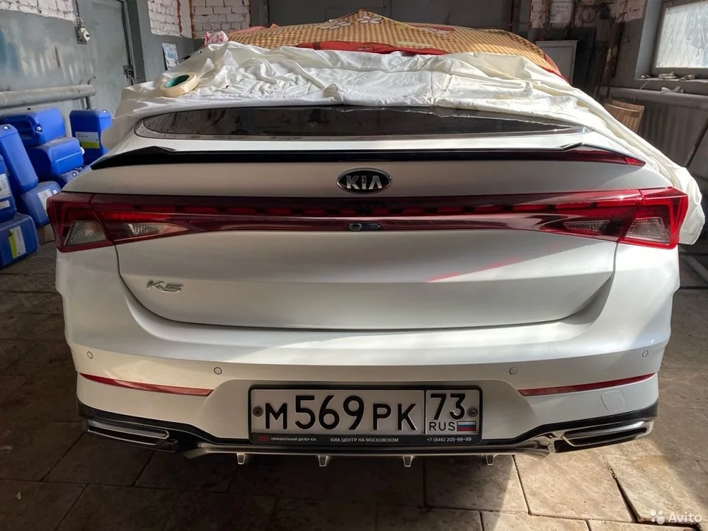 Спойлеры на KIA K5 (2020+)задний спойлер из АБС-пластика | Автомобили и мотоциклы