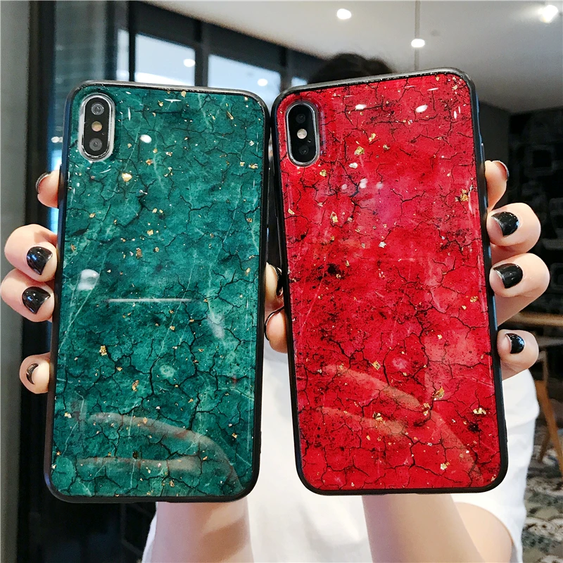 Гладкий пластиковый мраморный чехол для IPHONE 12 MINI/12 PRO MAX/11 Pro MAX/XS MAX/XR/100 Plus защитный
