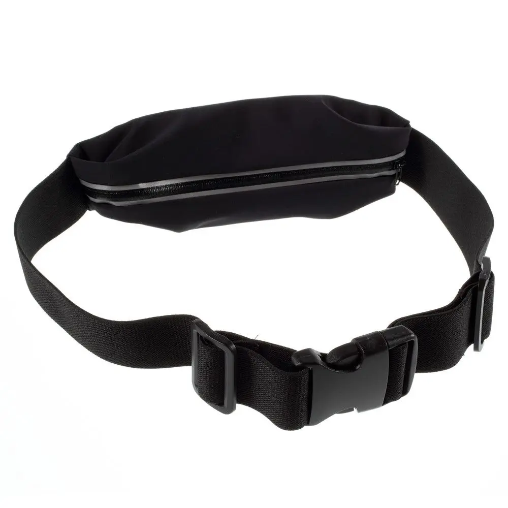 For DEXP GS150 (2019) waterproof running walking touch screen reflective fanny pack case-Black | Мобильные телефоны и