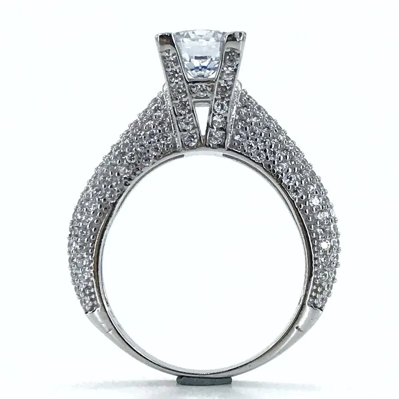 Swarovski Эйфелева модель Одежда высшего качества Обручение серебряное