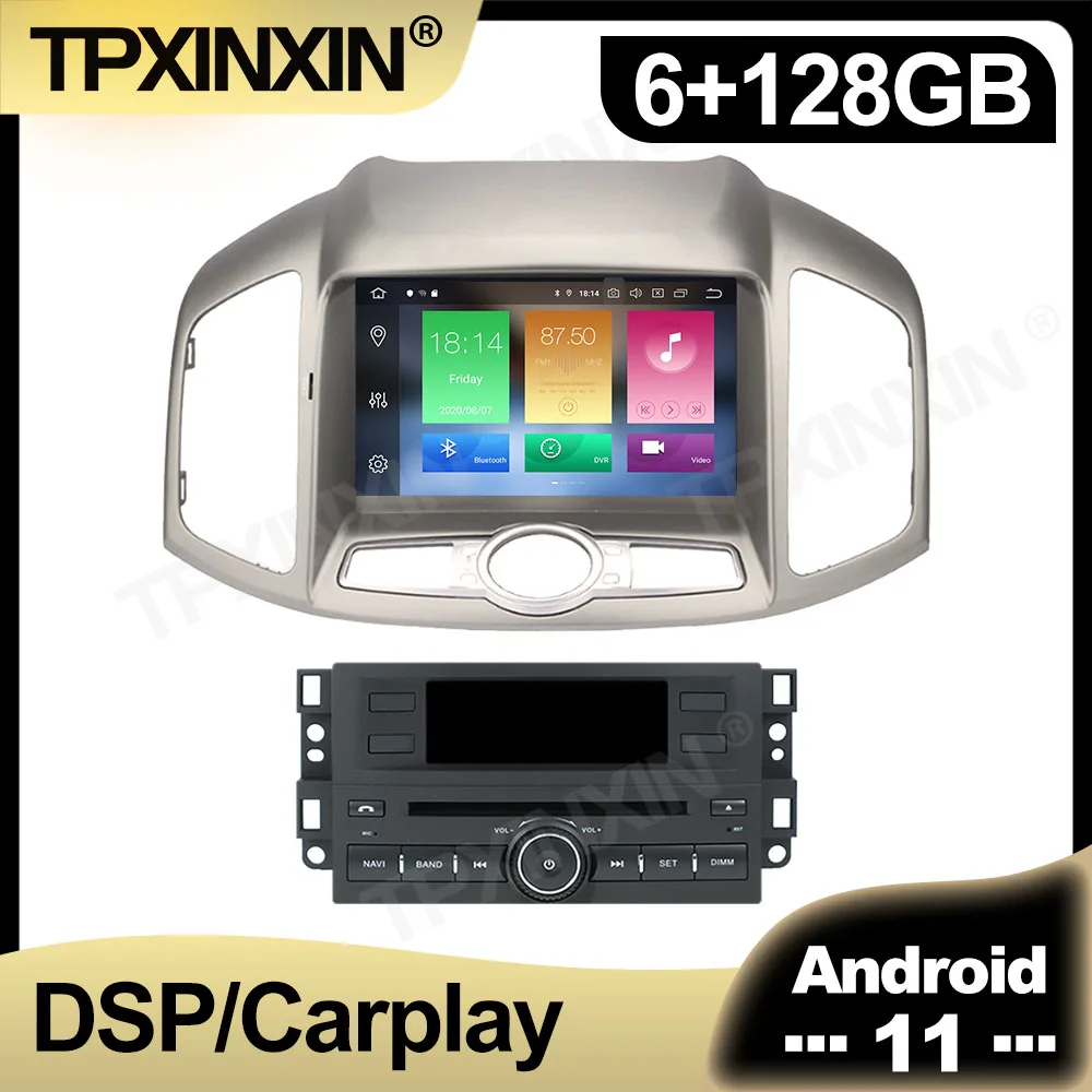 

2din Android 11.0 CarPlay PX5 For Chevrolet Captiva 1 2011 - 2016 Car Radio Multimedia AutoRadio DVD Player Navi Stereo GPS Unit