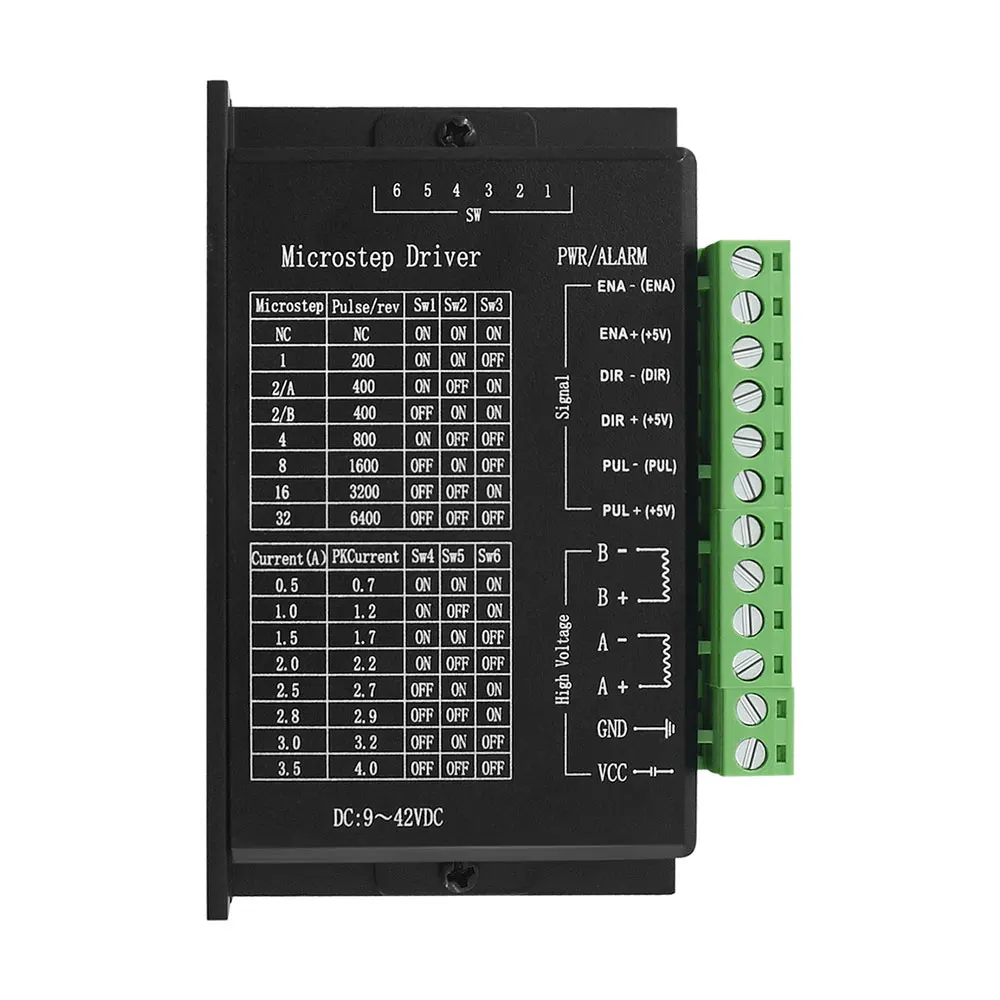 Шаговый двигатель 42 57 86 TB6600 обновленная версия двигателя 4A 9 ~ 40 в TTL 32 микрошаговый