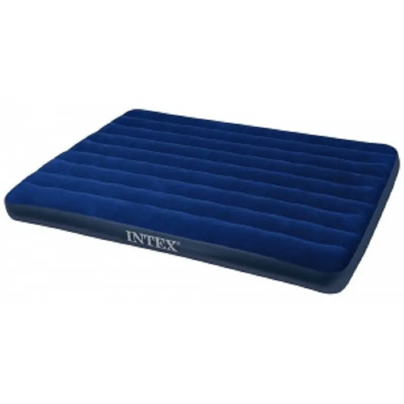 Матрас надувной Classic Downy Fiber-Tech 152 х 203 x 25 см 64759 INTEX | Мебель