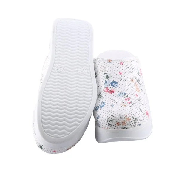 

Floral Pattern Sabo Orthopedic Women Nurse Slippers Workwear Doctor Dentist Spa Hospital Clogs Pool Sea Cook Comfortable Shoes